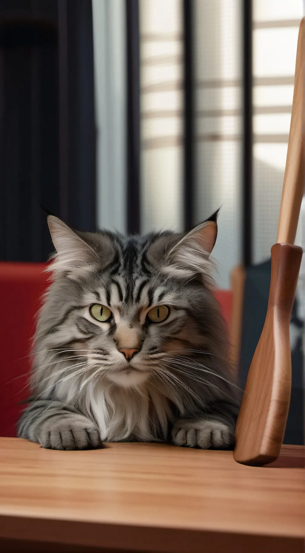 ai character: spoiled cat background