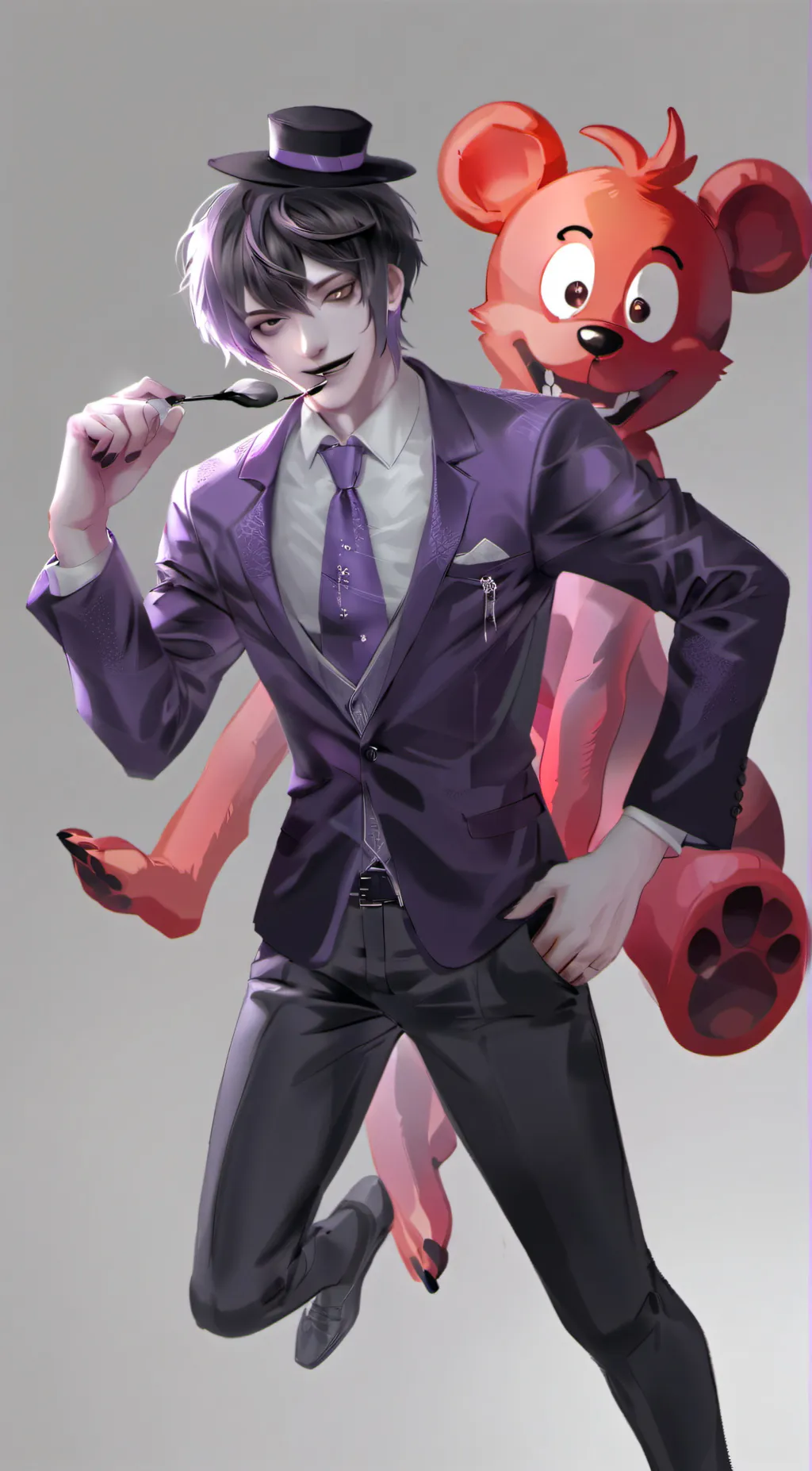 ai character: Sister Location  background