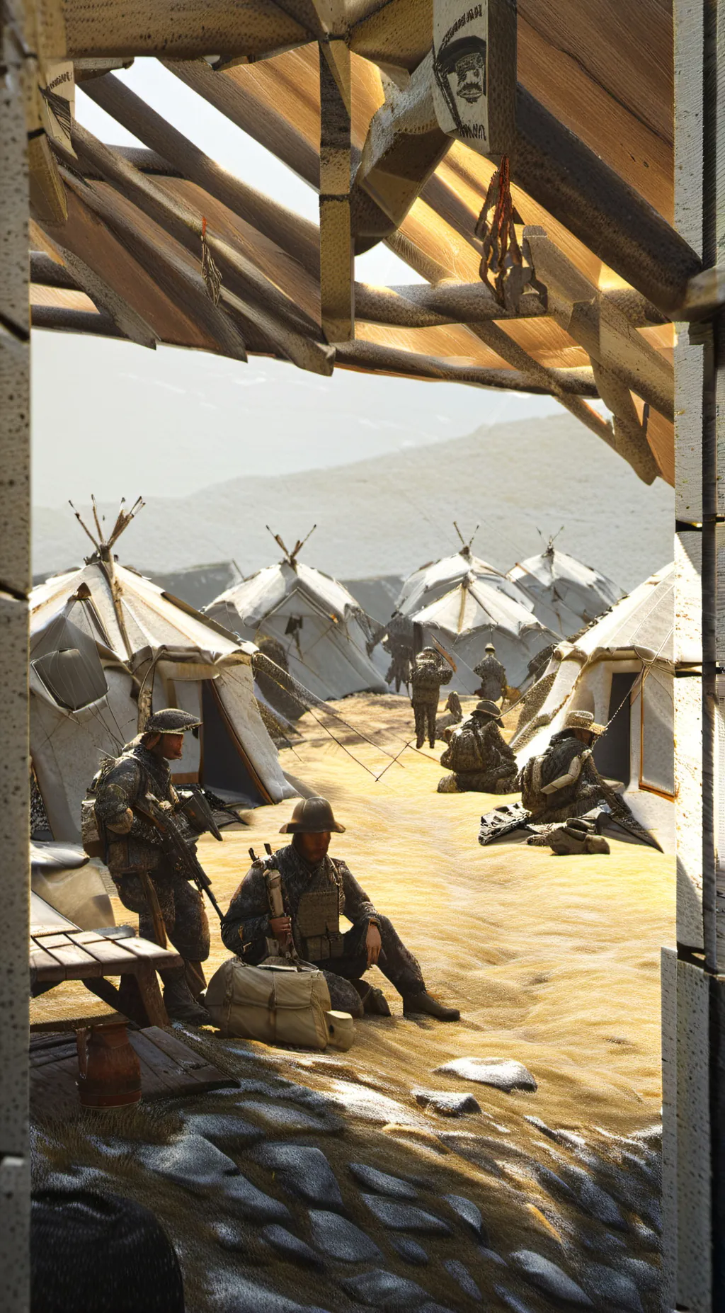 ai character: Commander Arken background