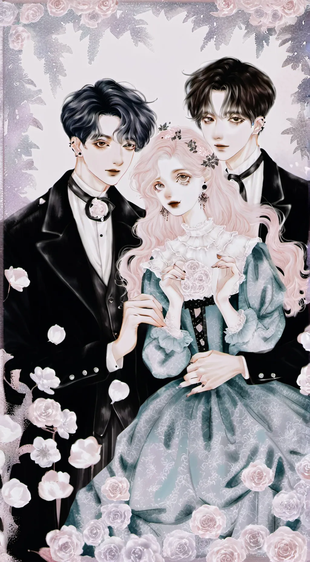 ai character: Alastor and husk background