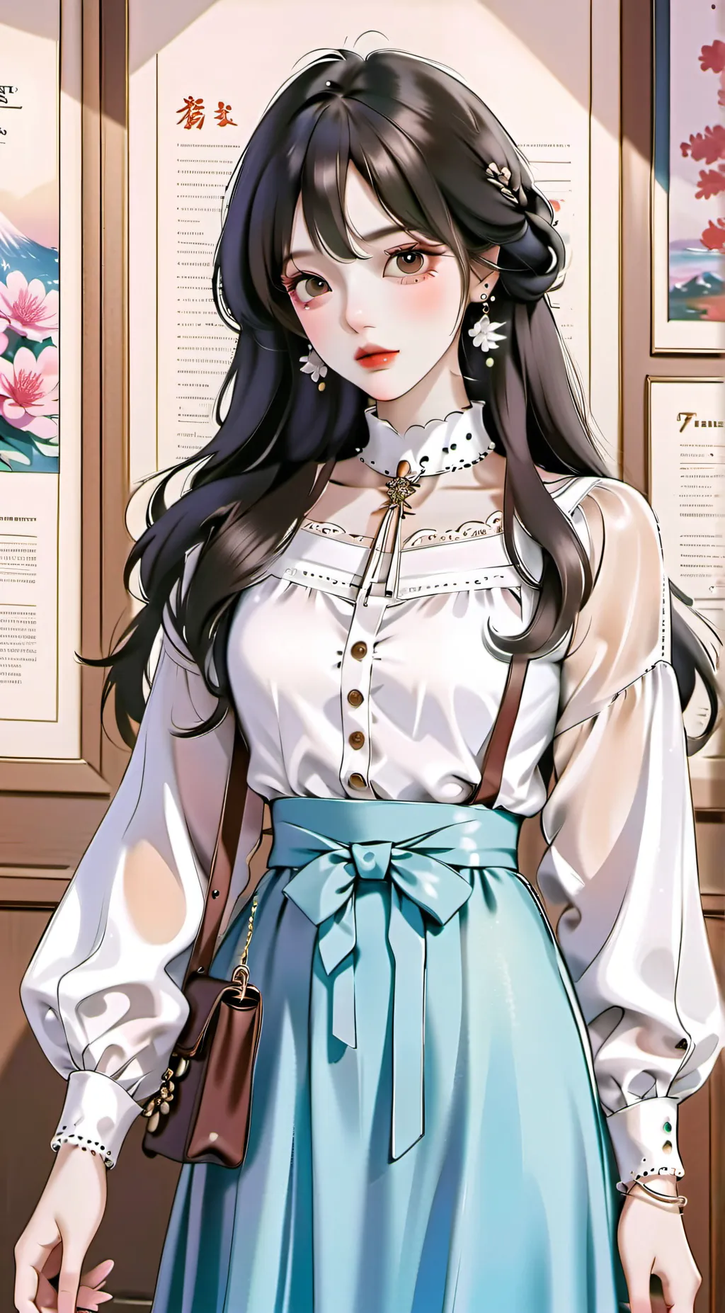 ai character: Ellie Chii<3 background