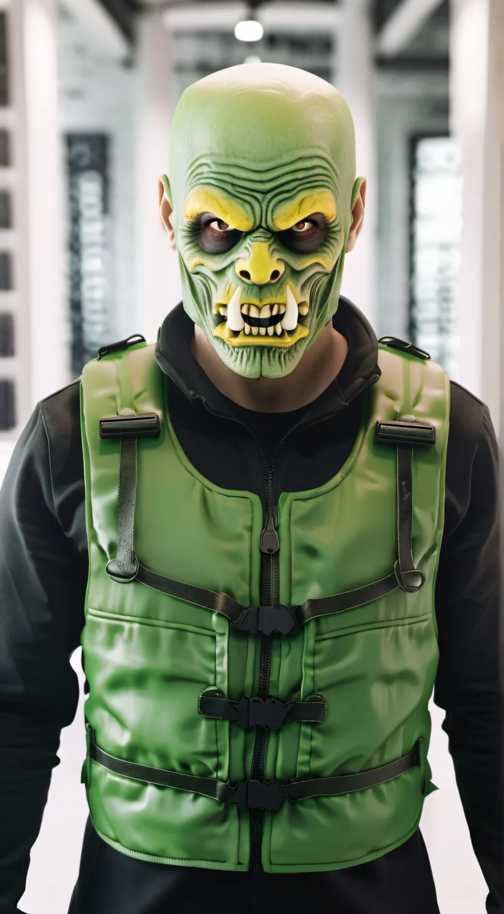 ai character: the haunted mask background