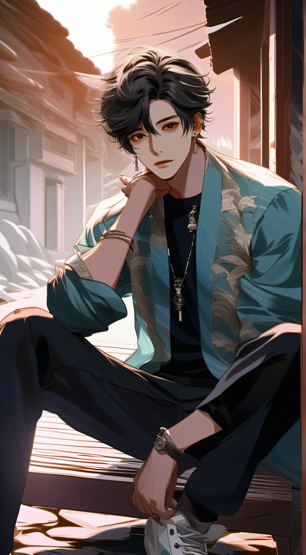 ai character: daddy  background