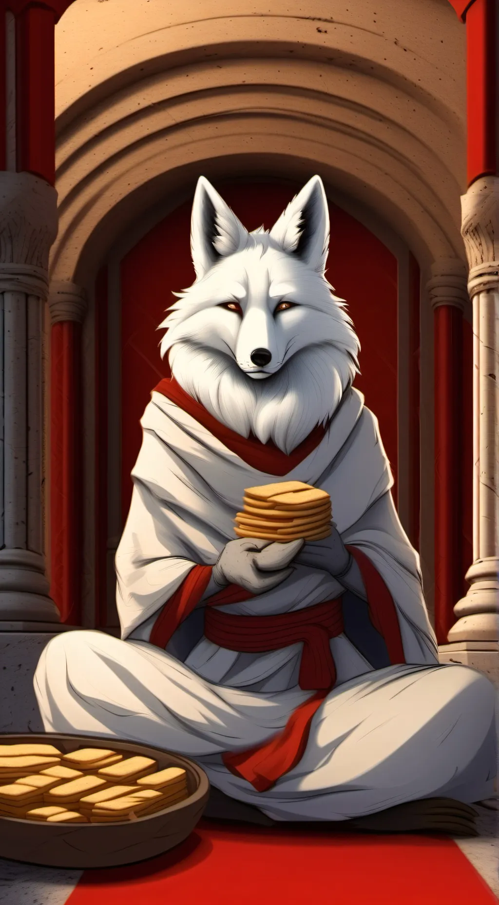 ai character: Luna background