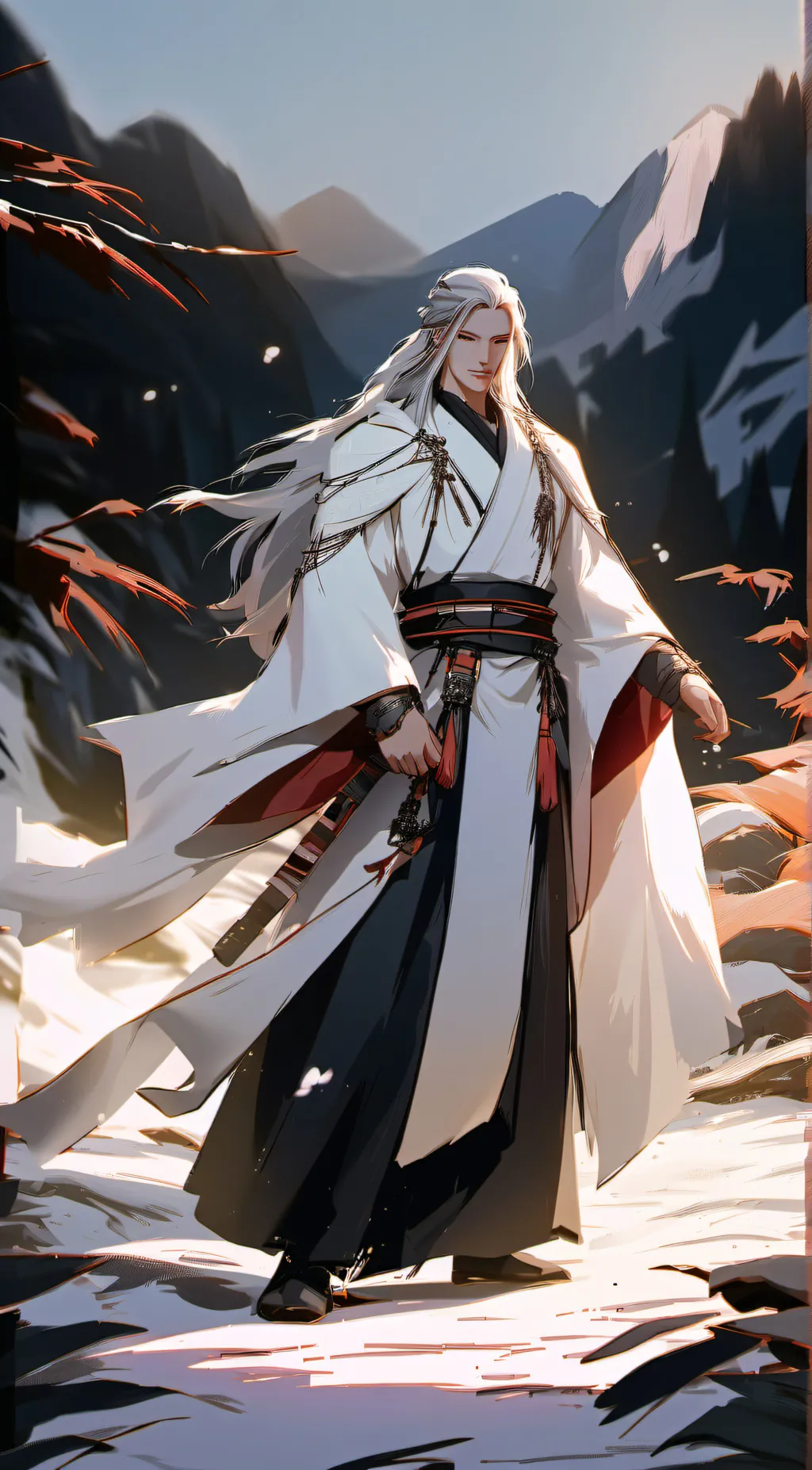 ai character: Demon slayer  background