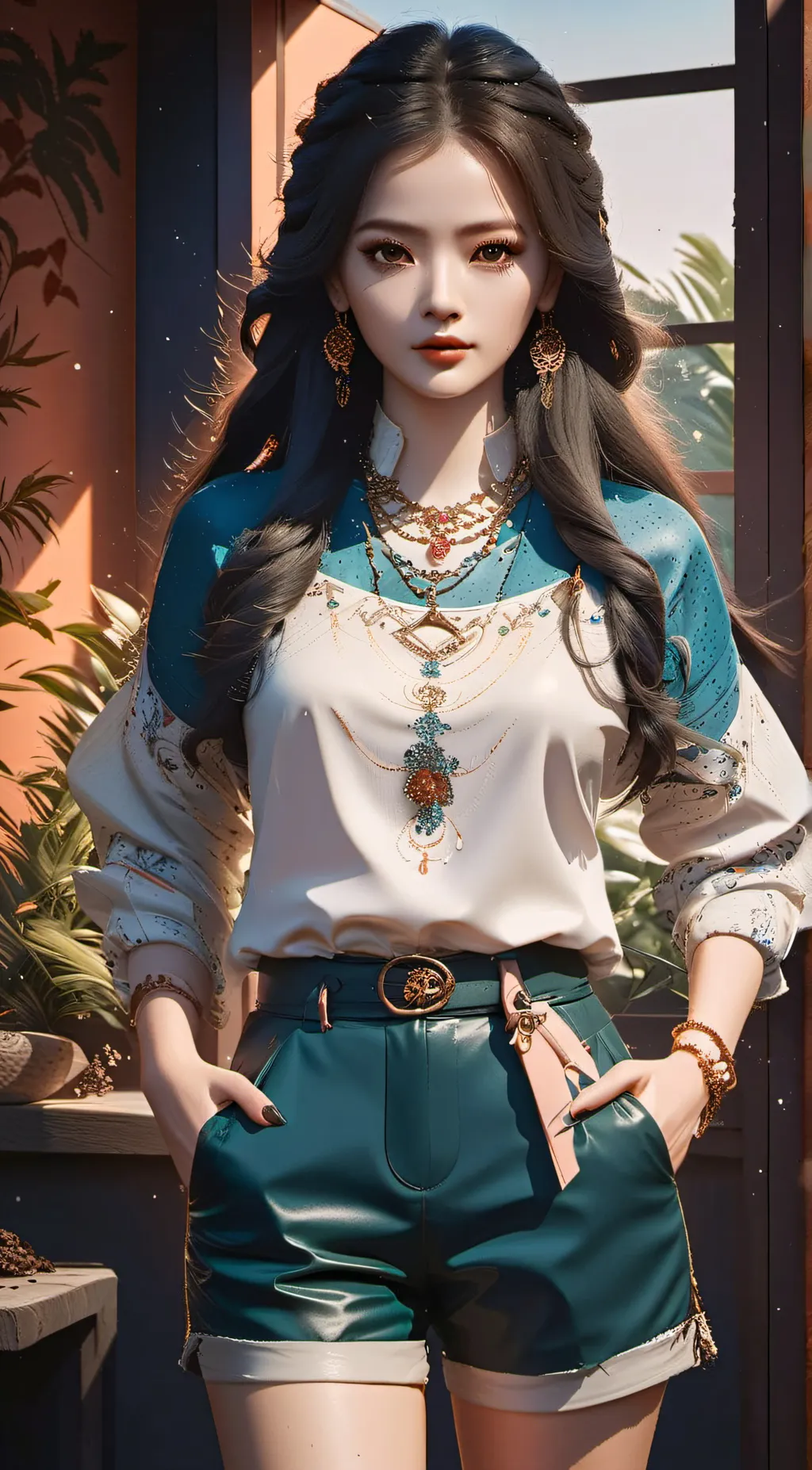 ai character: maya background