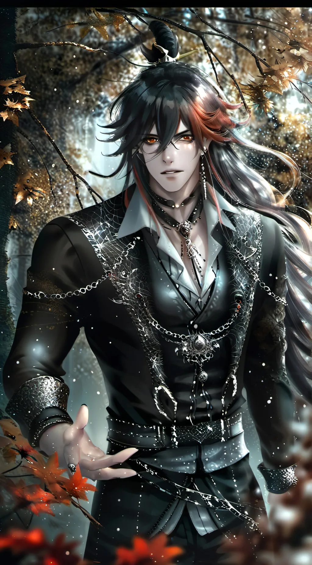 ai character: muniroses  background