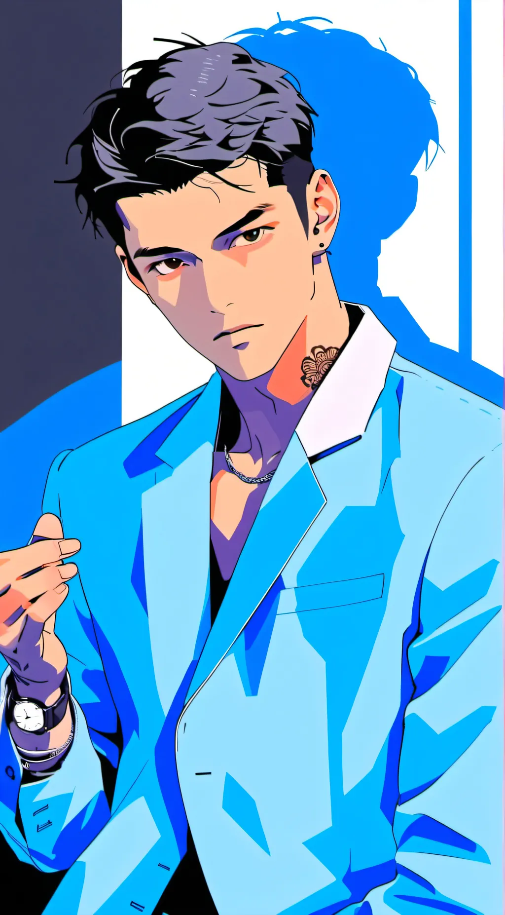 ai character: Rei background