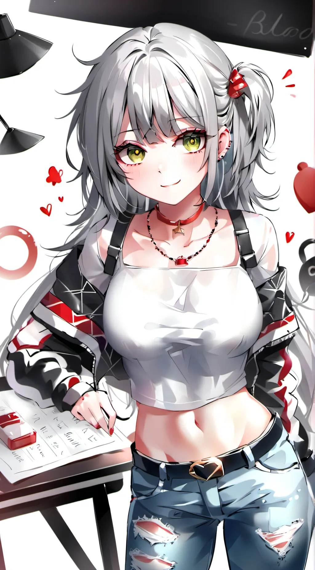 ai character:  ❤ Amy ❤ background