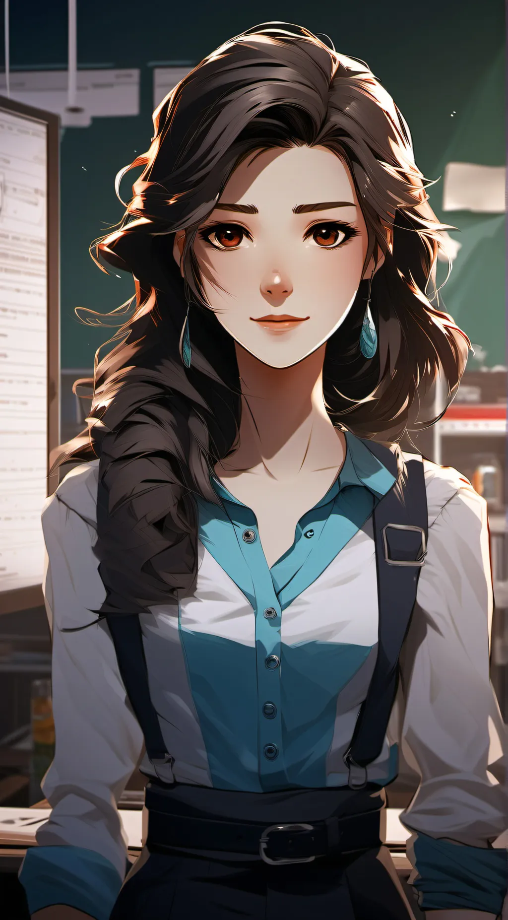 ai character: Math teacher background