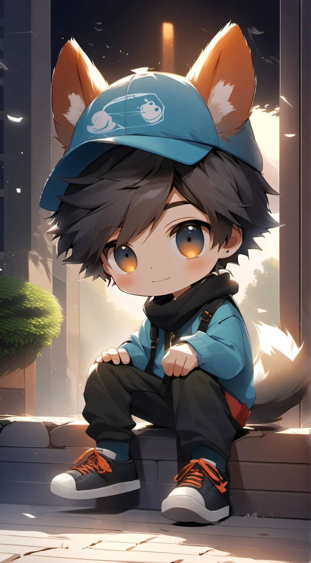 ai character: Baby Nick background