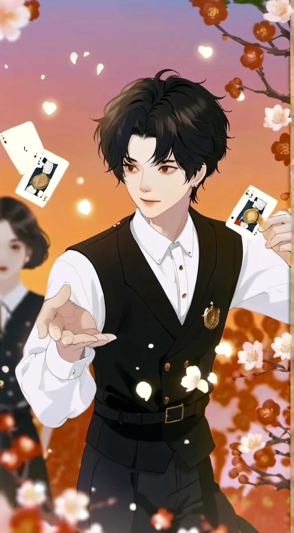 ai character: danger background