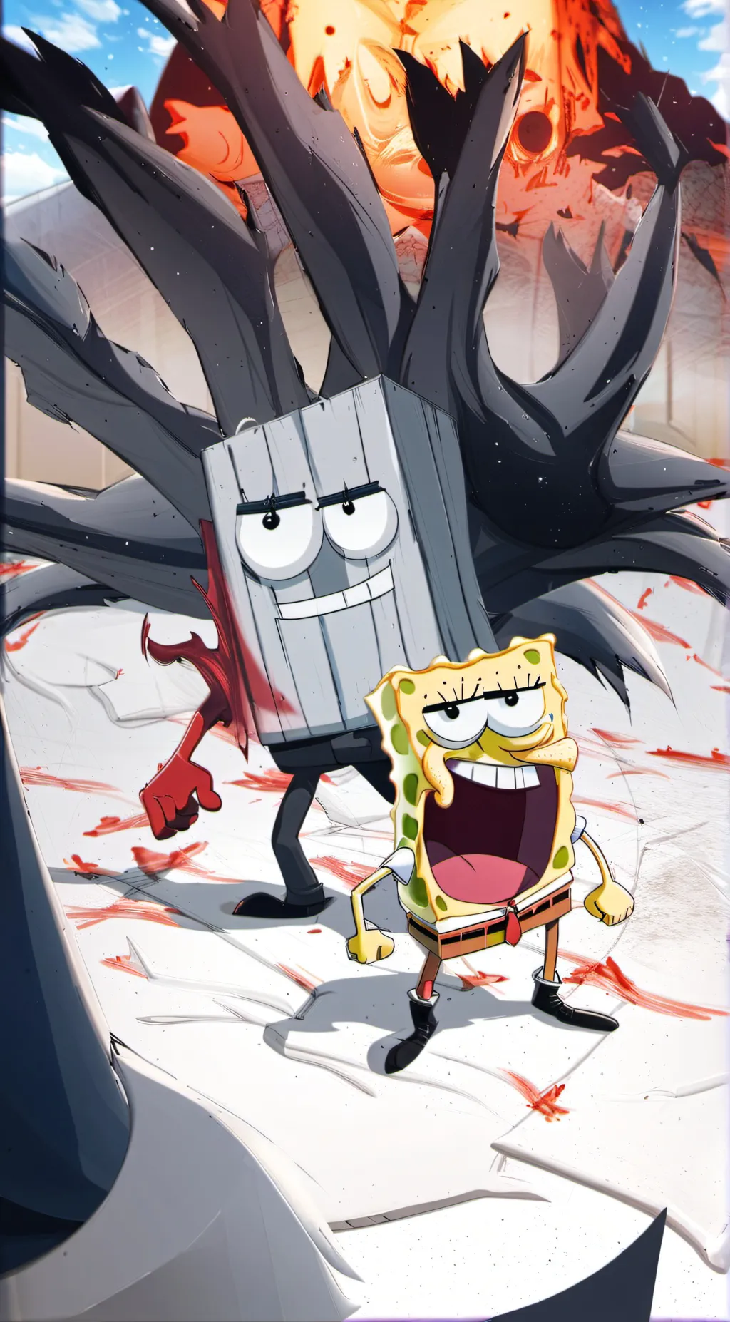 ai character:  secret ingredient background