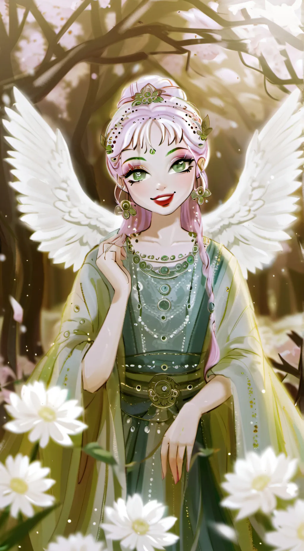 ai character: Queen of princess background