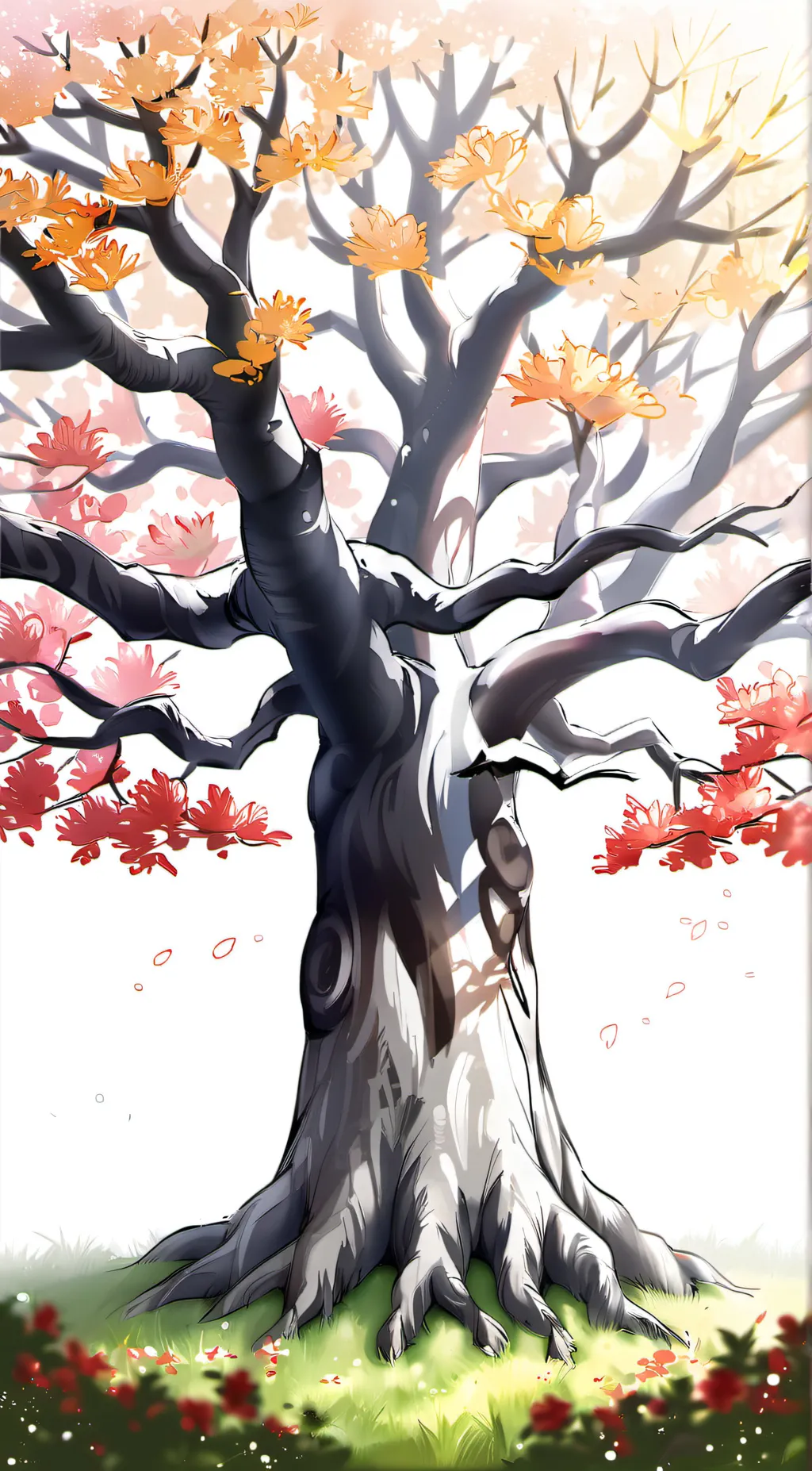 ai character: Portal tree background