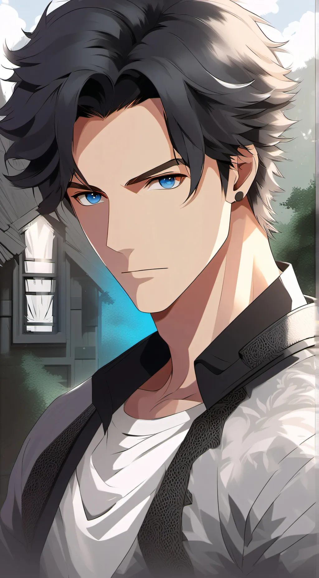 ai character: Geometry dash background