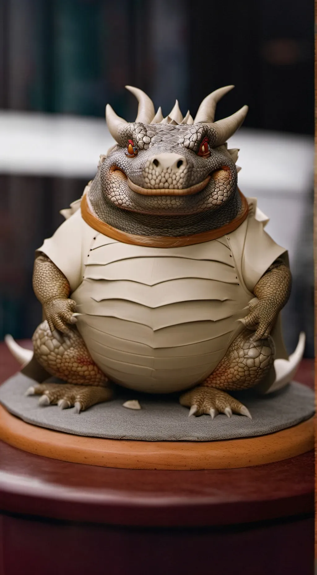 ai character: dragon  background