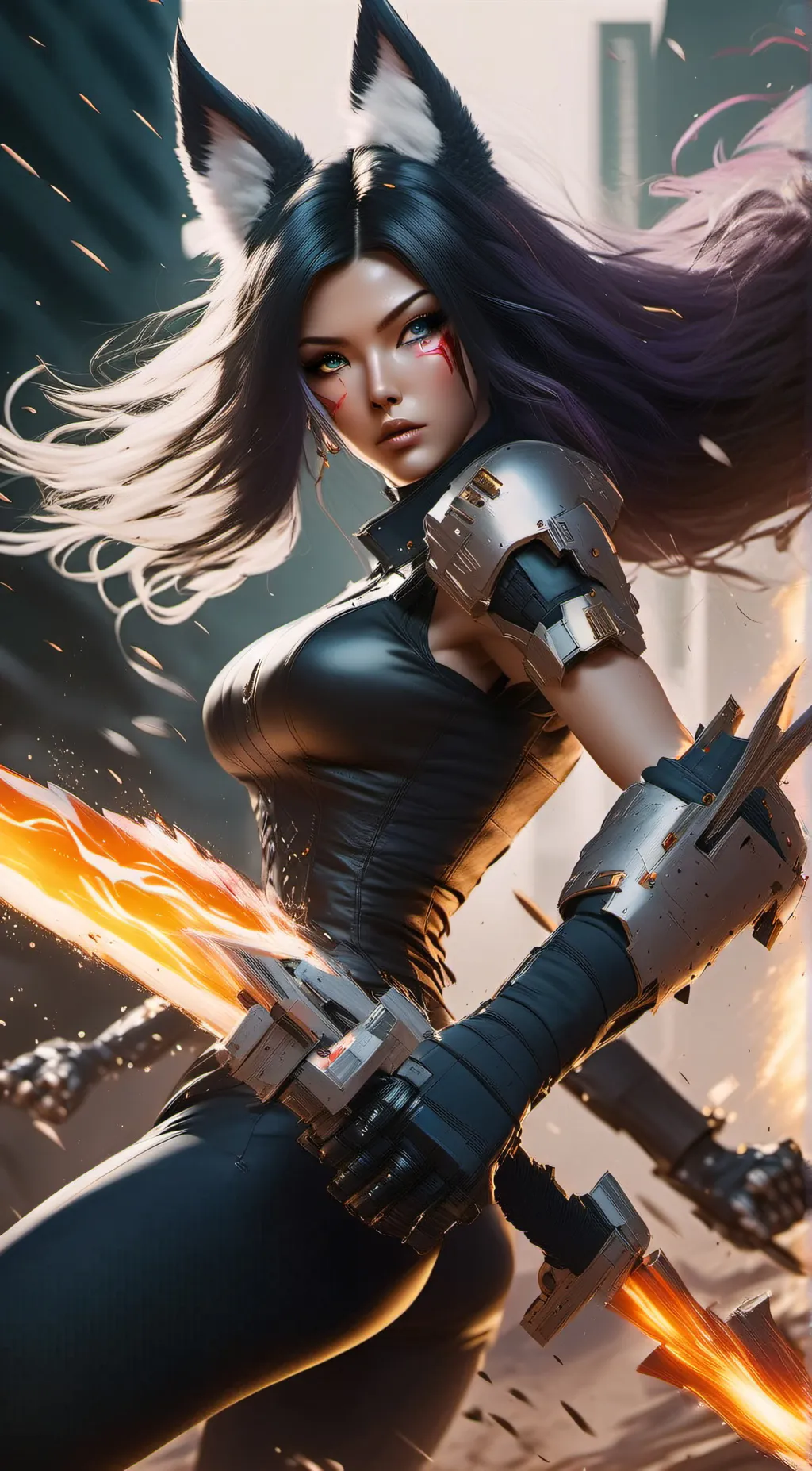 ai character: ahri  background