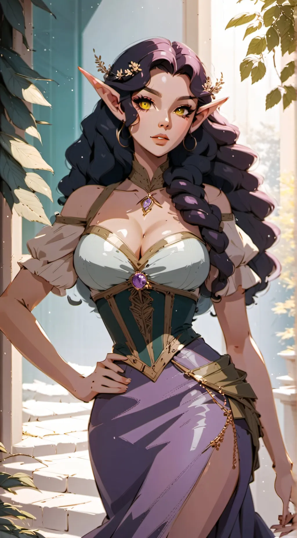 ai character: Lorna Lovett  background