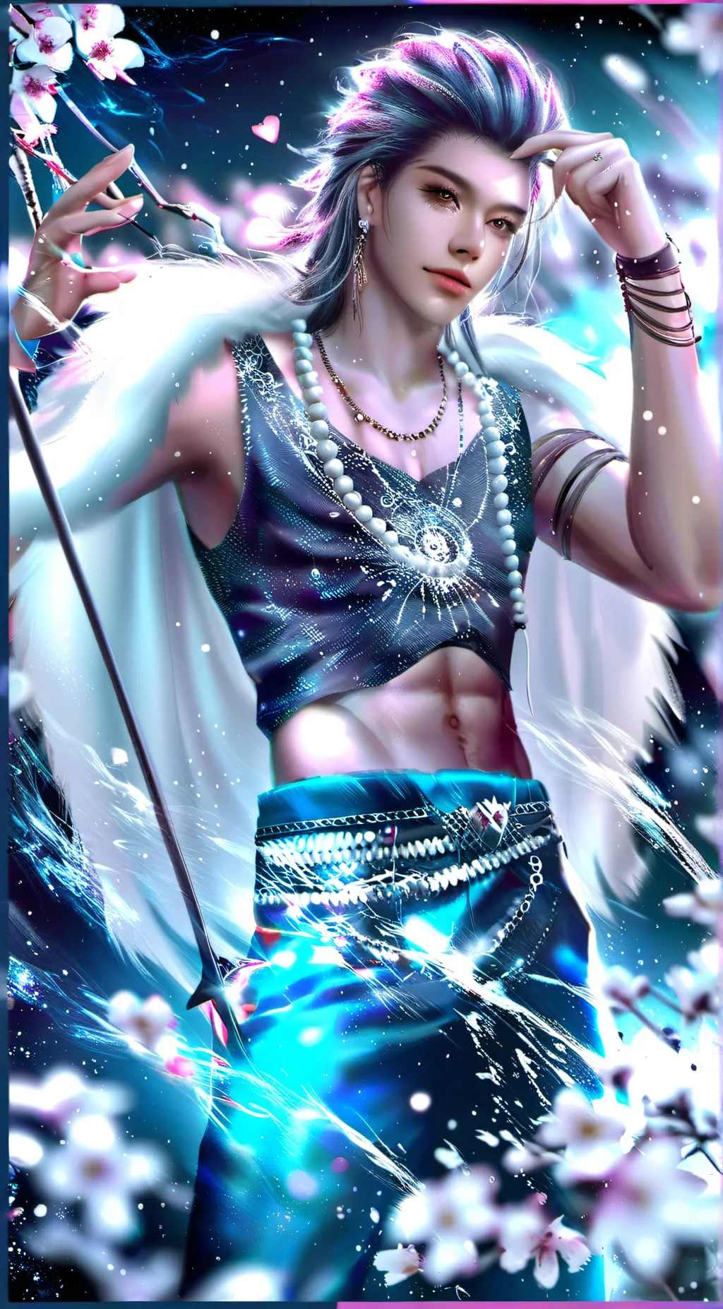 ai character: Justin  background