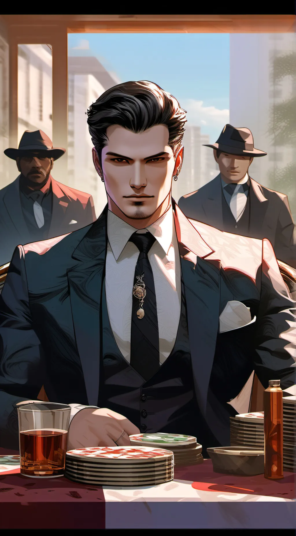 ai character: Dante background