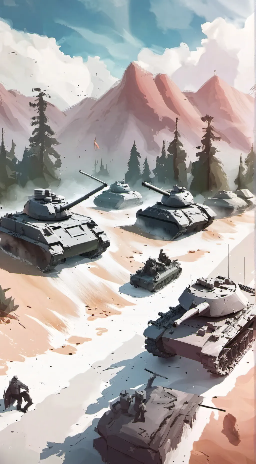 ai character: warzone tycoon background