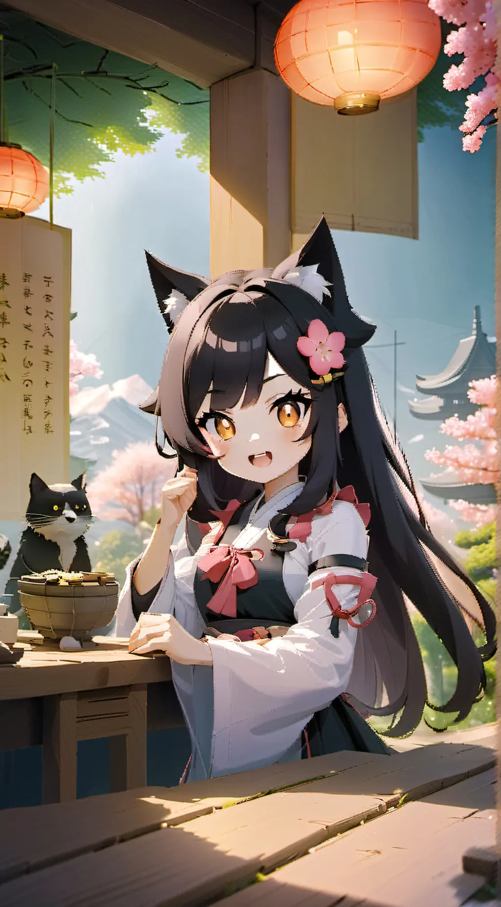 ai character: Cute version of Me background