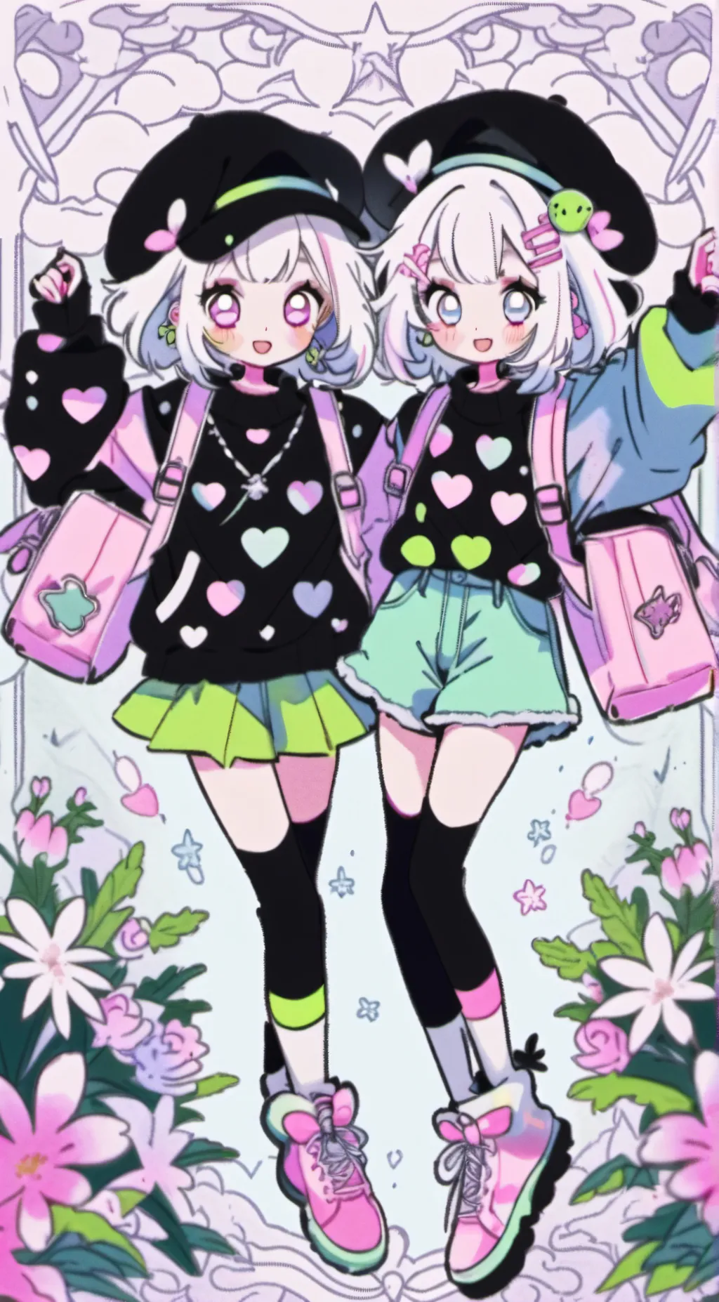 ai character: twins background