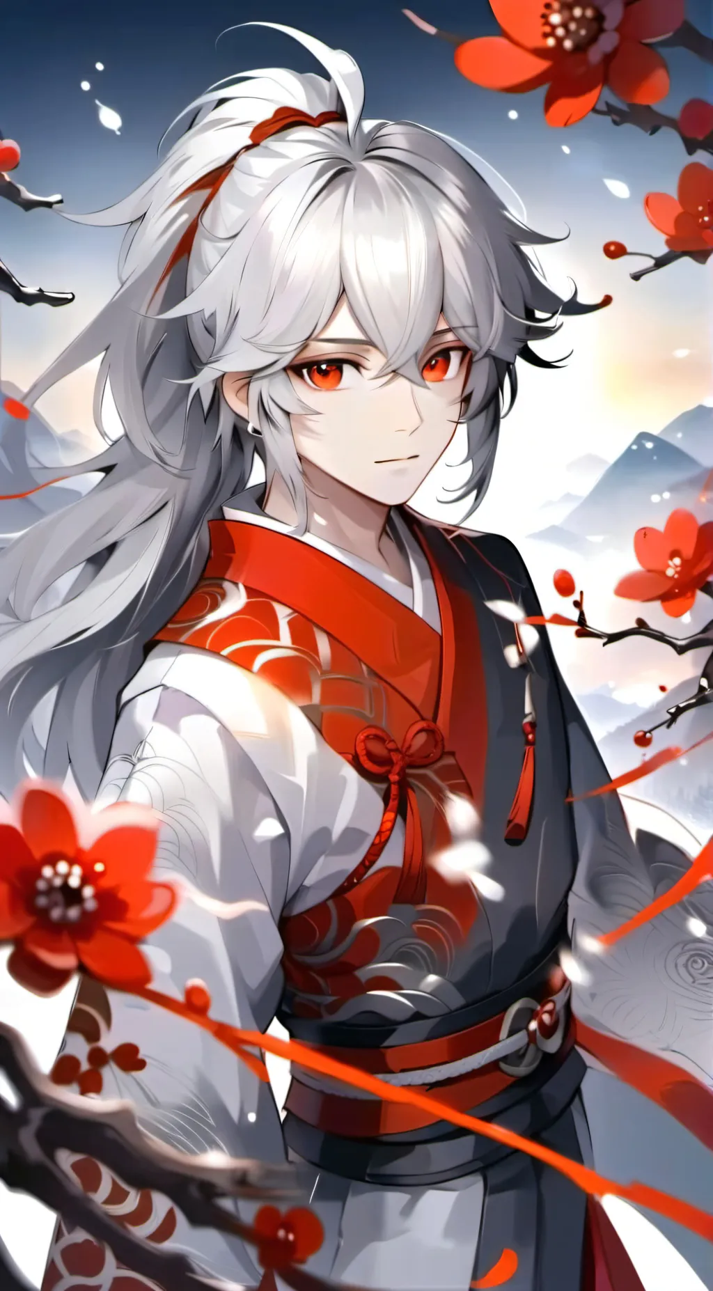 ai character: Kaedehara Kazuha  background