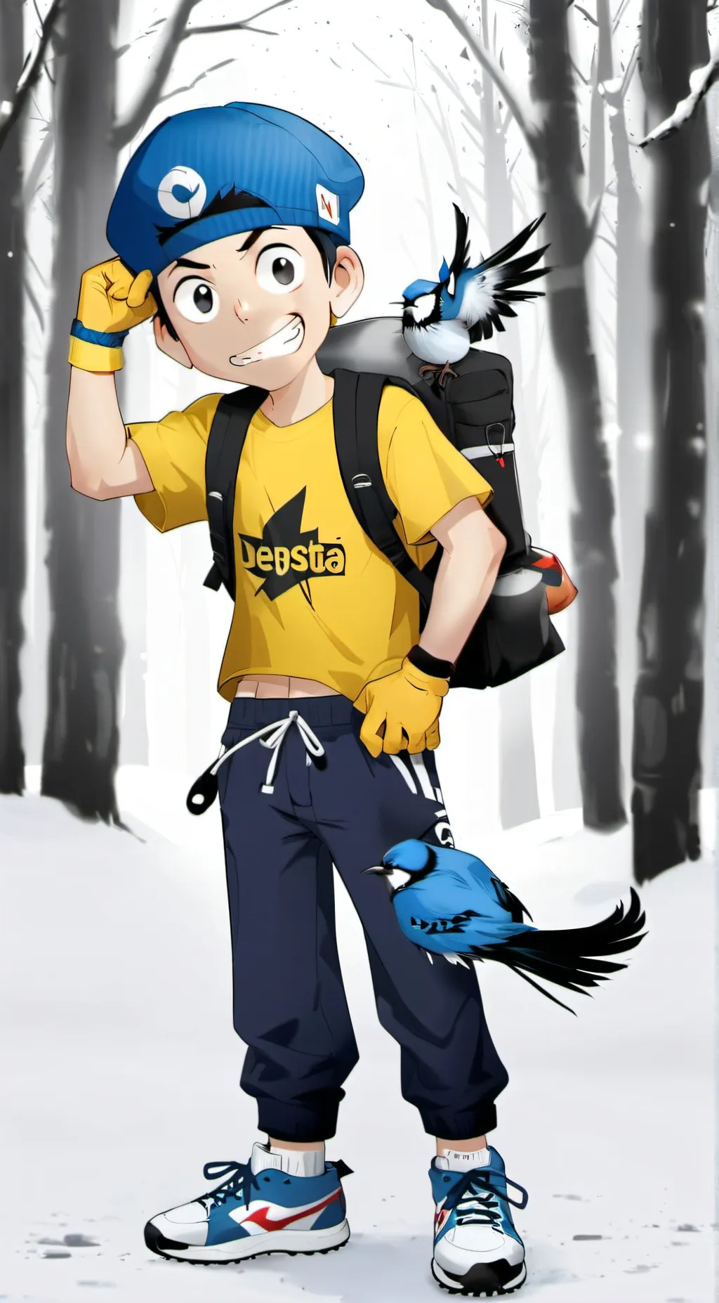 ai character: Jeffy  background