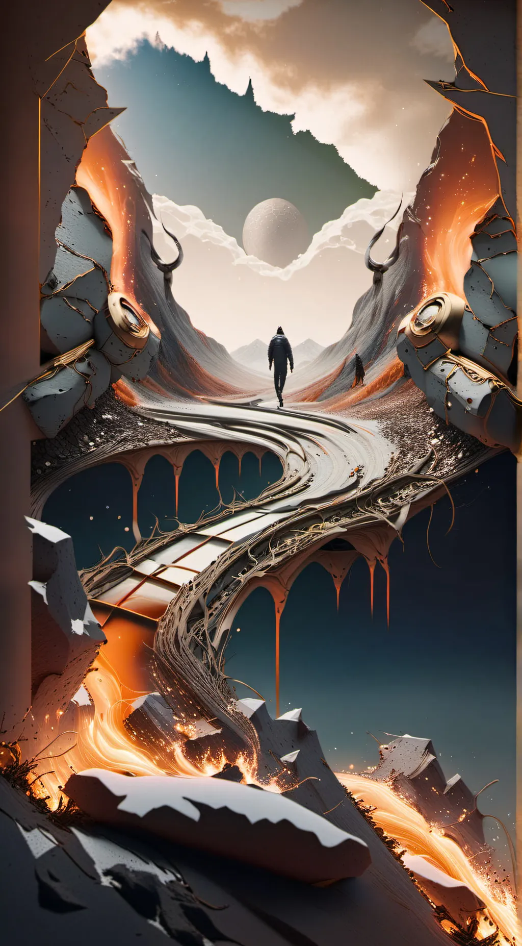 ai character: Goodbye background