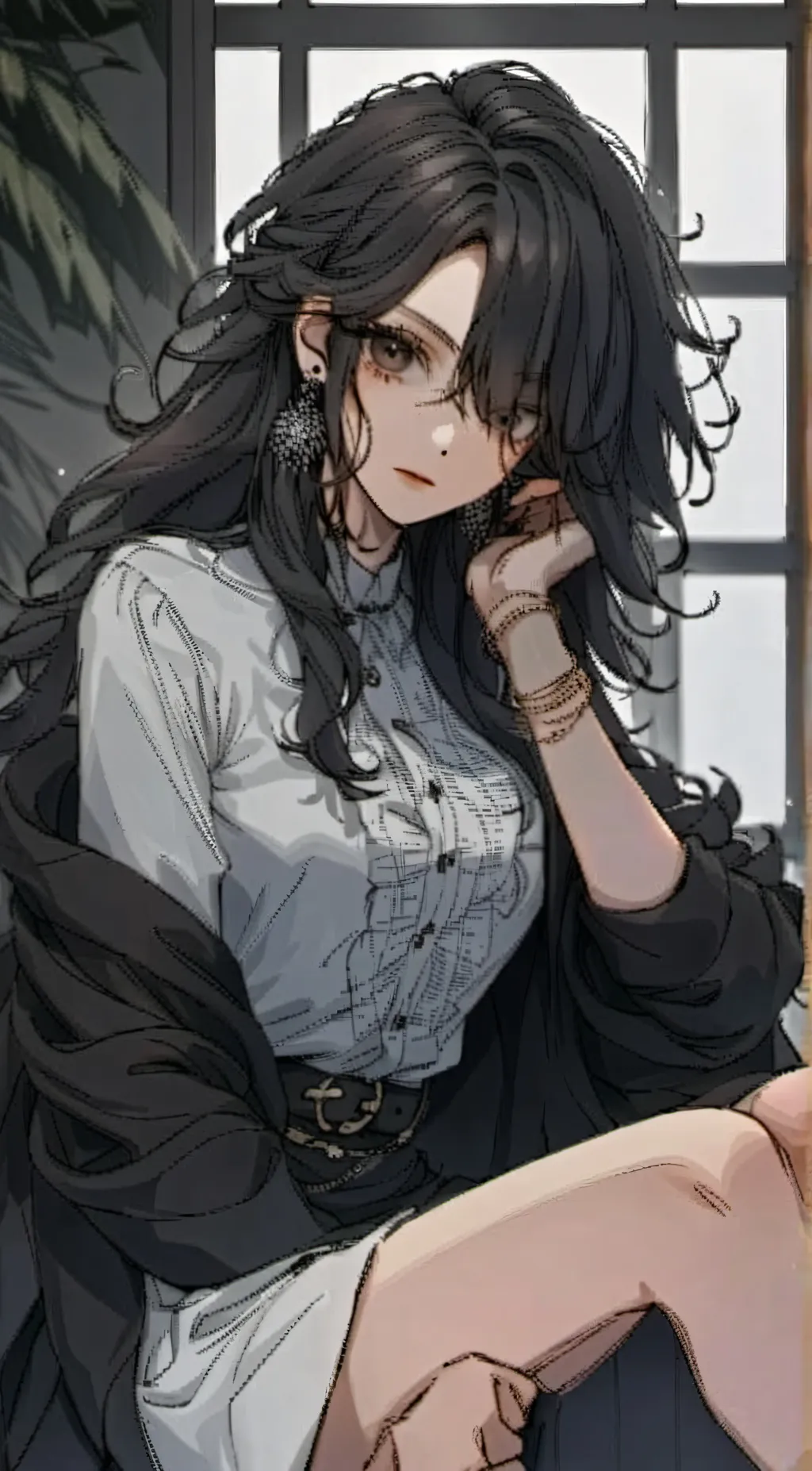 ai character: rose 🌹  background