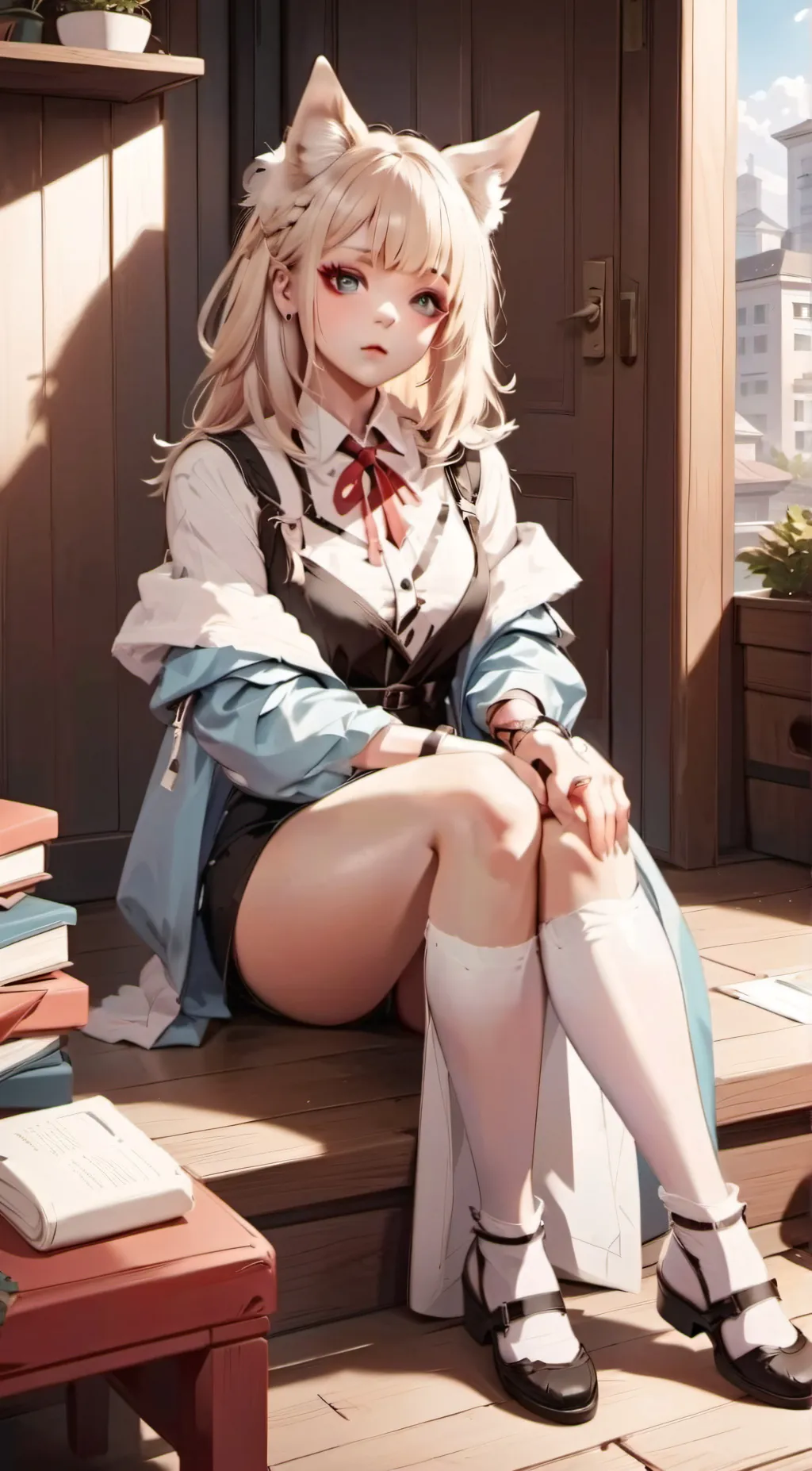 ai character: Laura (Neko) background