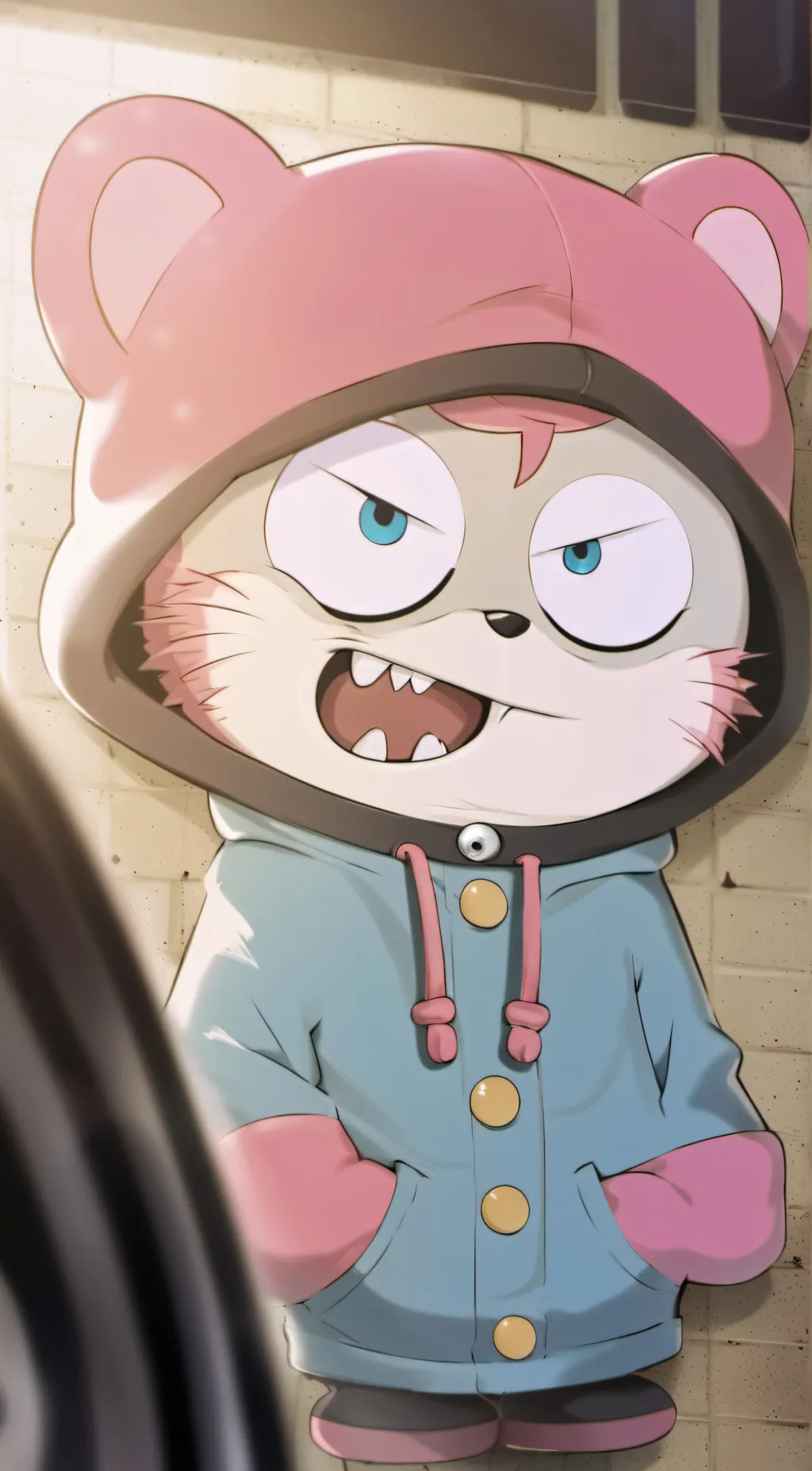 ai character: Stimpson J Cat background