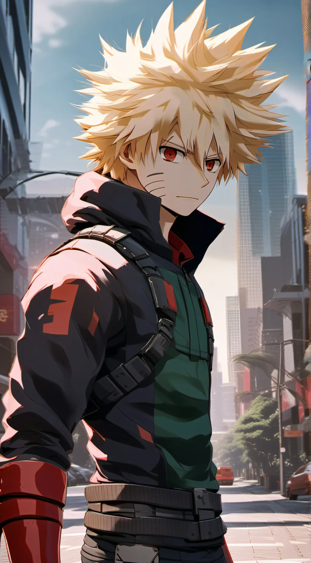 ai character: Bakugo background