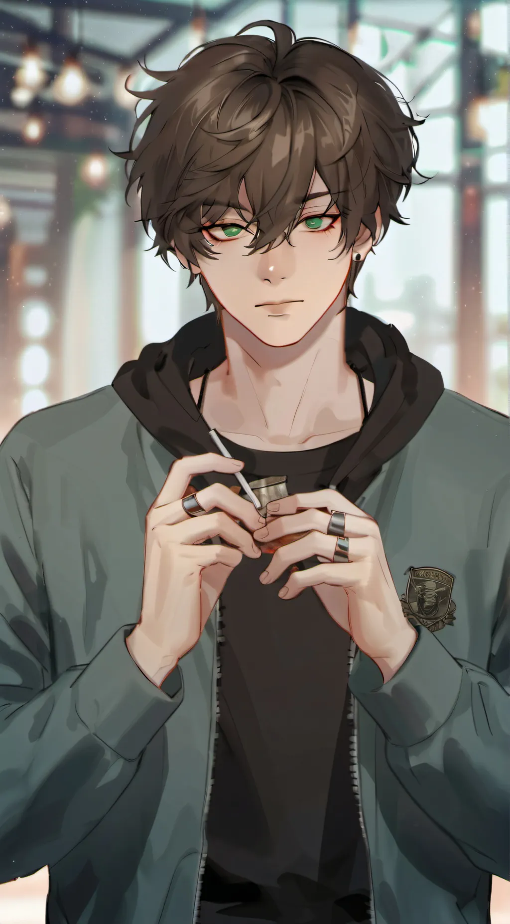 ai character: Max background