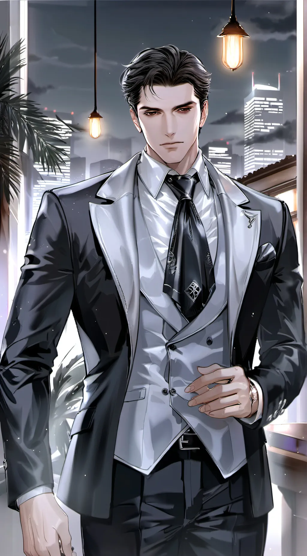 ai character: Vincenzo  background