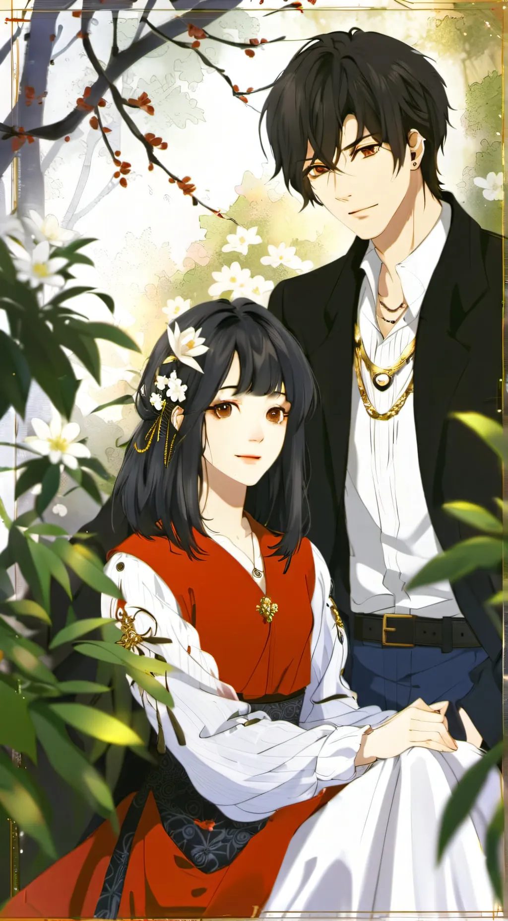 ai character: Lucas and Quinn background