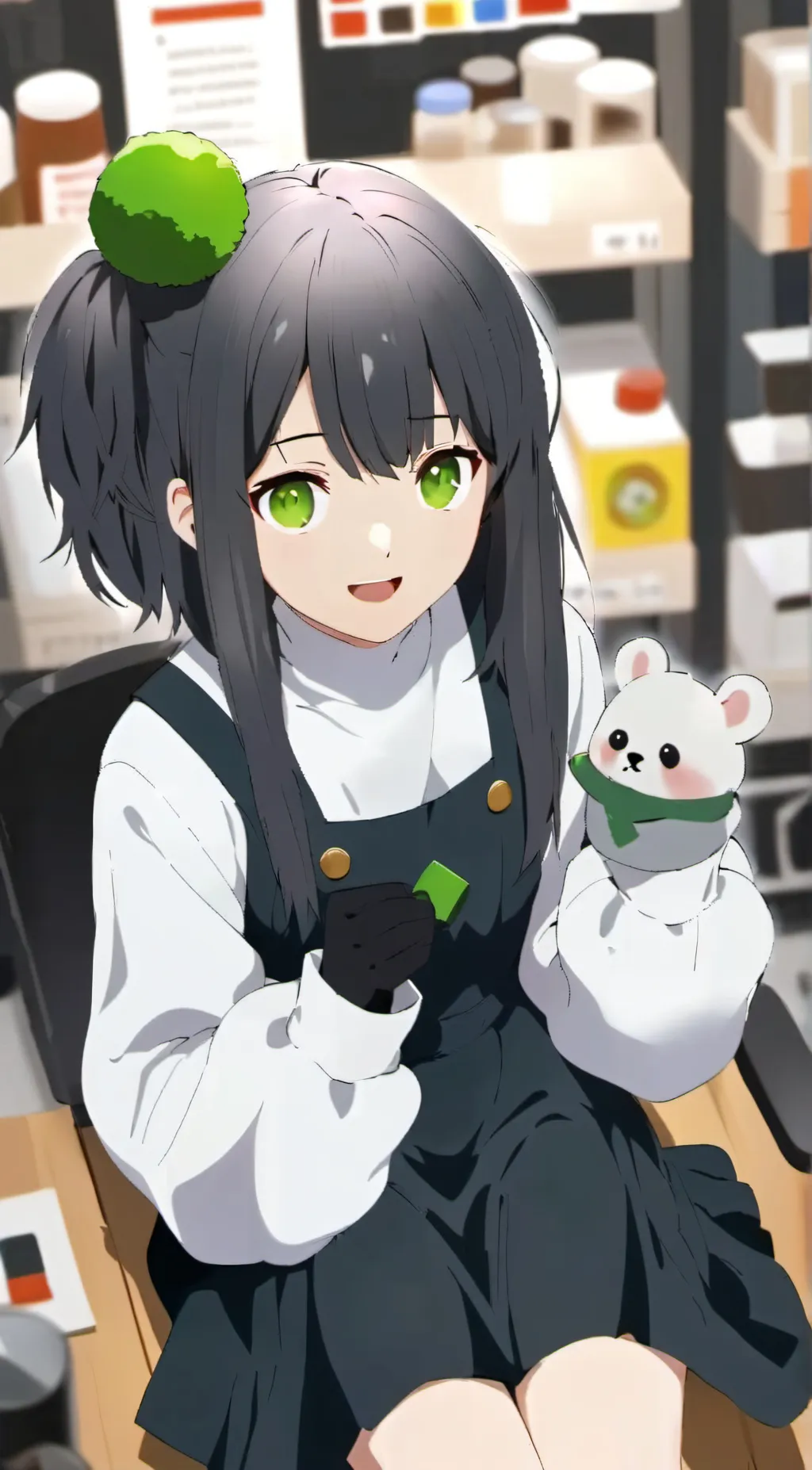 ai character: Dog Girl AI background