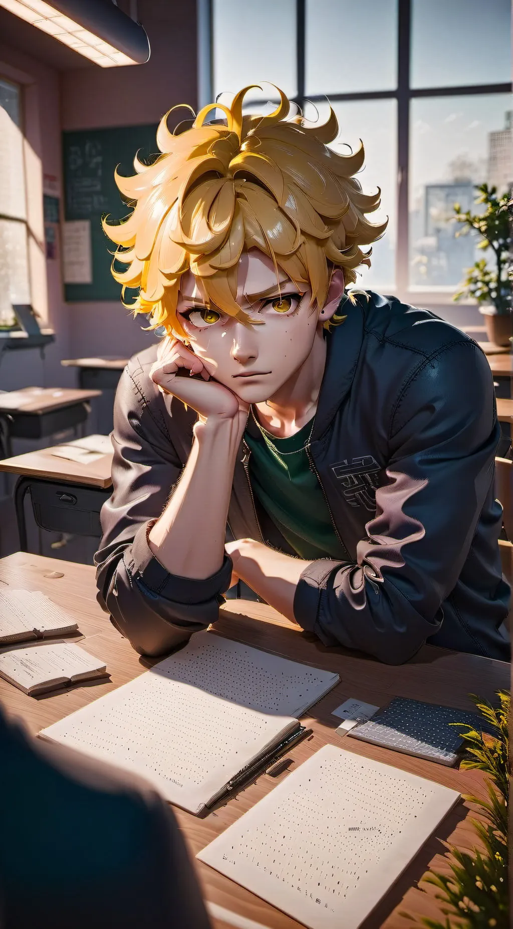 ai character: *`Mha Class A1 ´* background