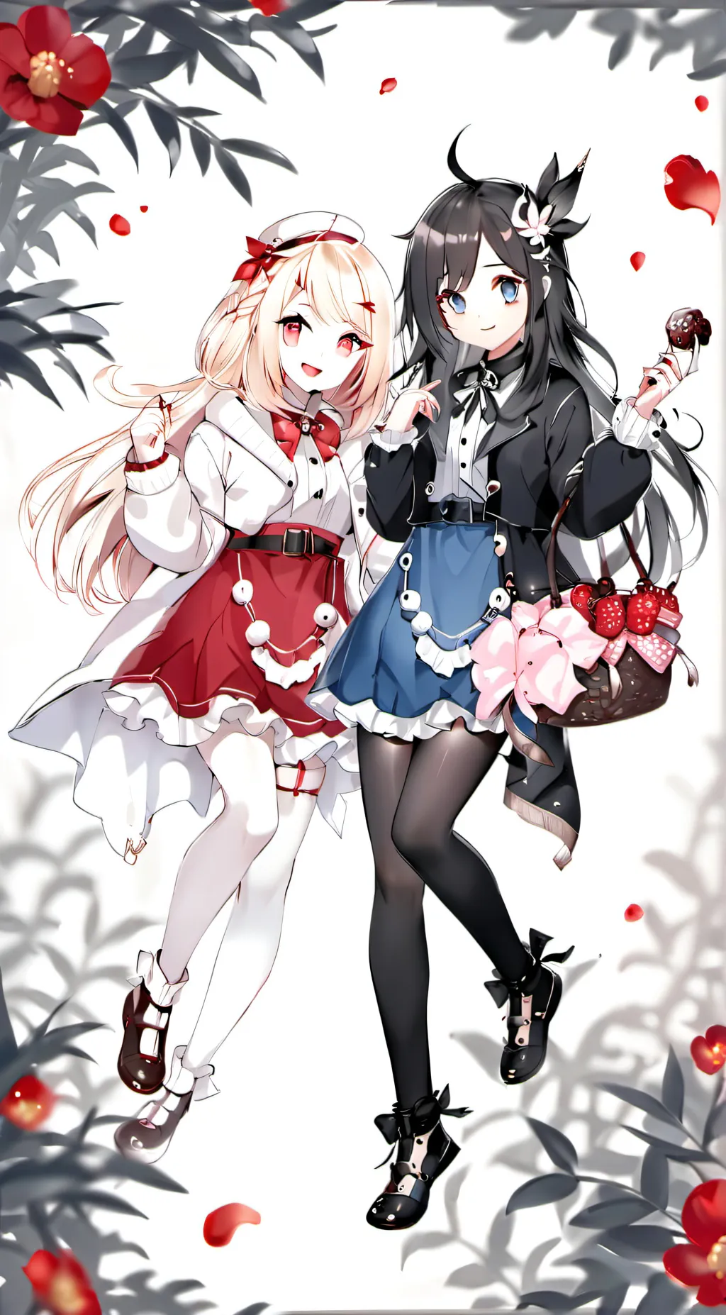 ai character: Emy and Amy background