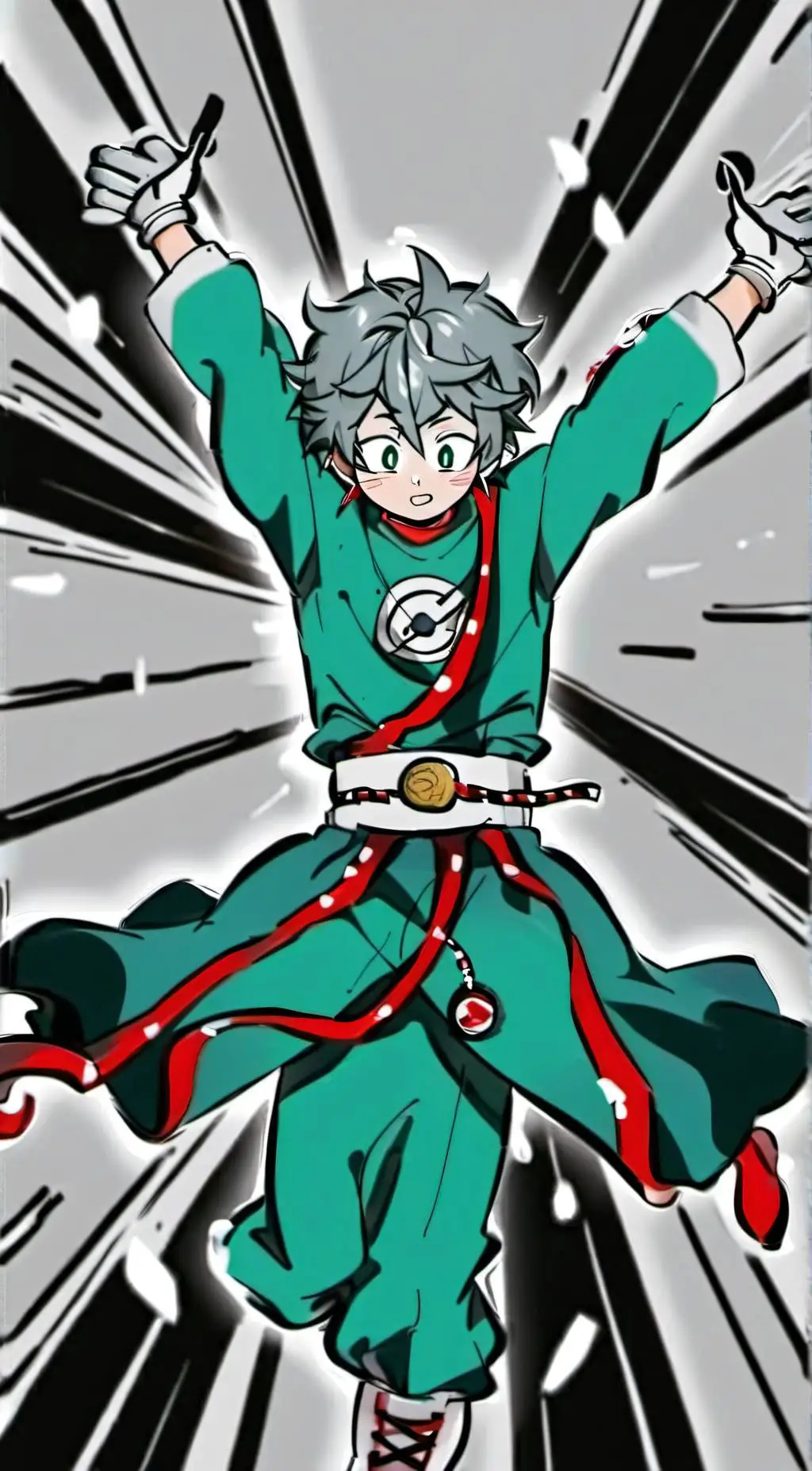 ai character: ෆIzukuෆ background