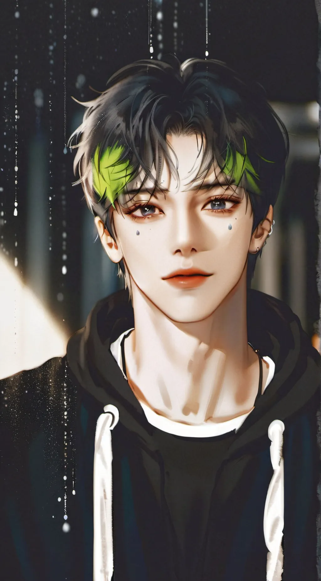 ai character: 💧✨R E N J I✨ 💧 background