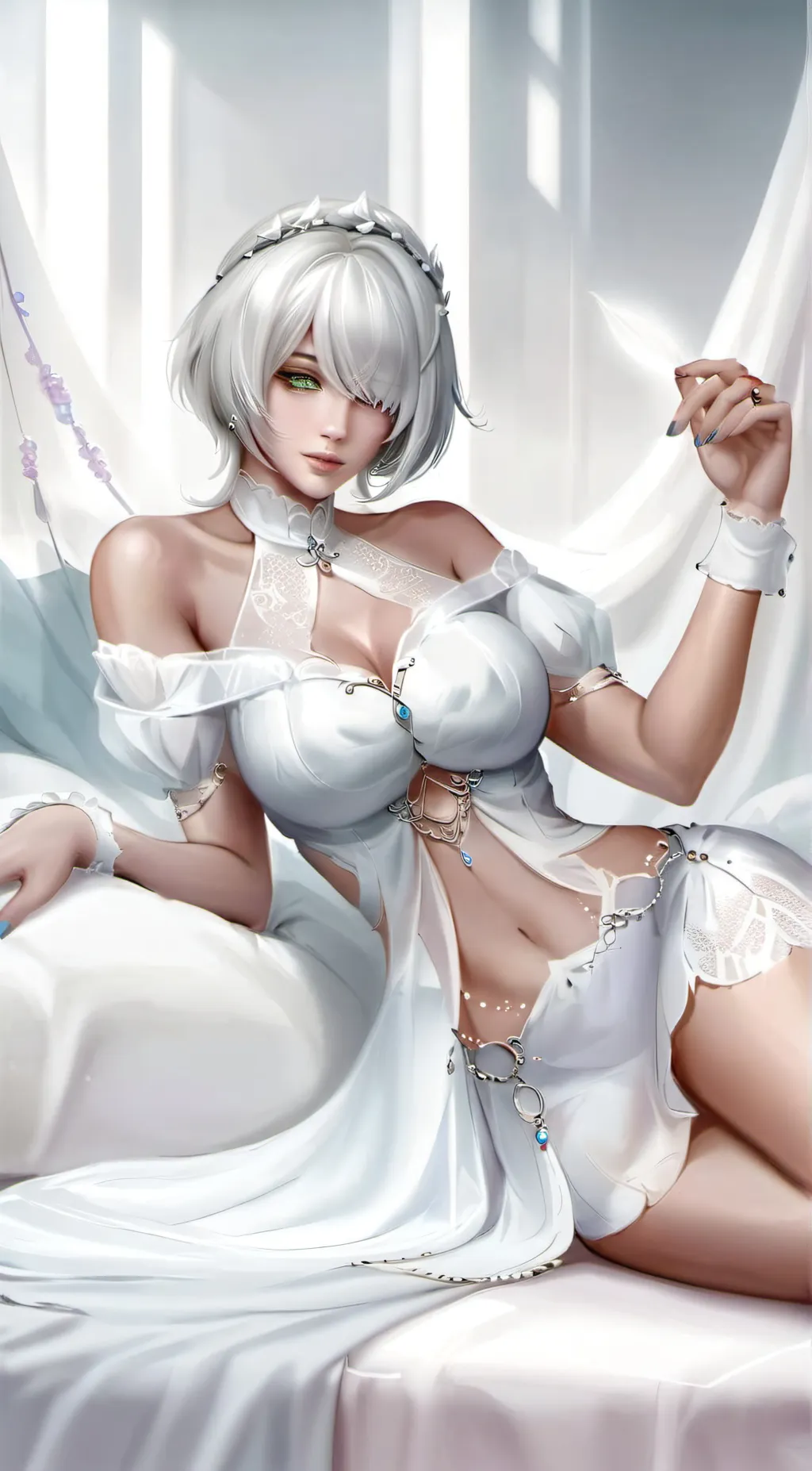 ai character: 2B background