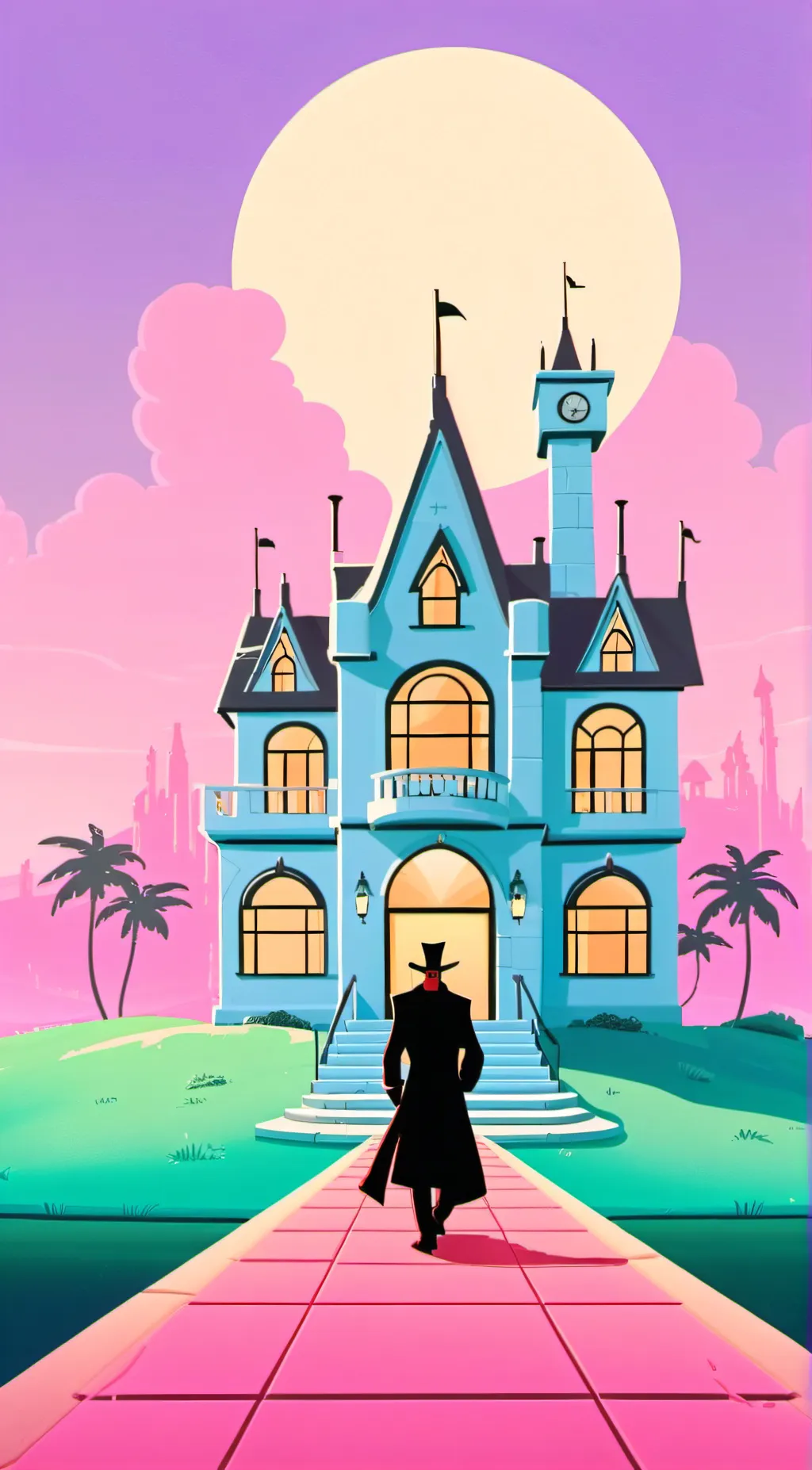 ai character: stayed gone background