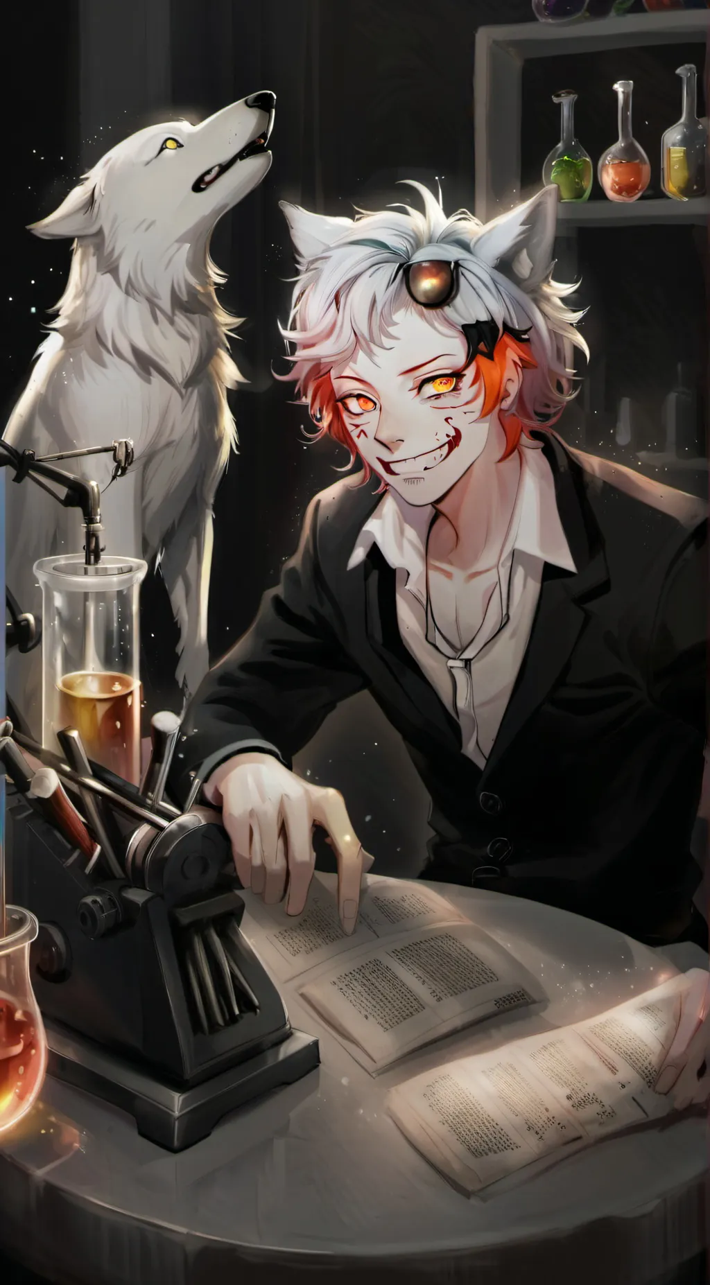 ai character: Alex background