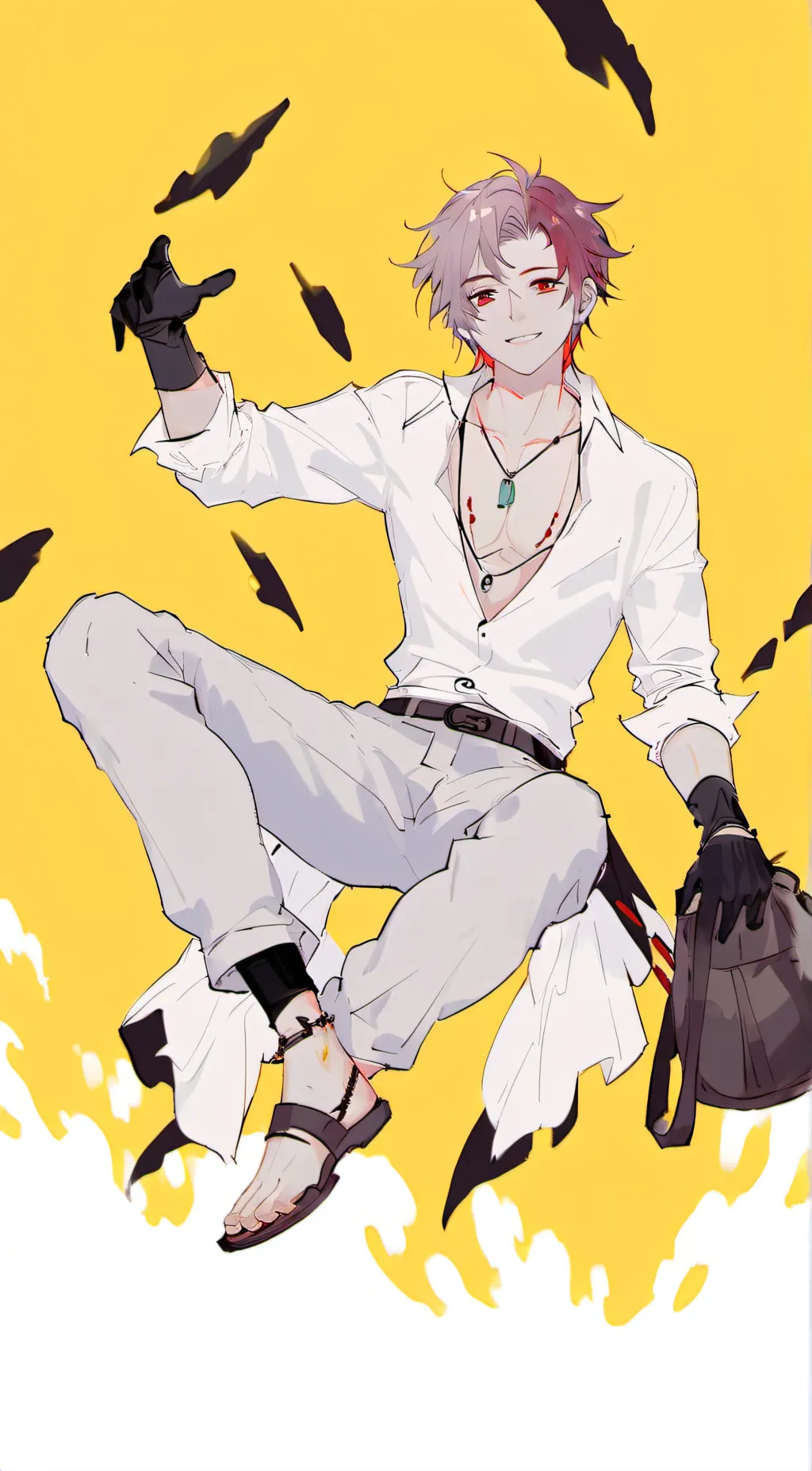 ai character: (((ＵωＵTanjro background