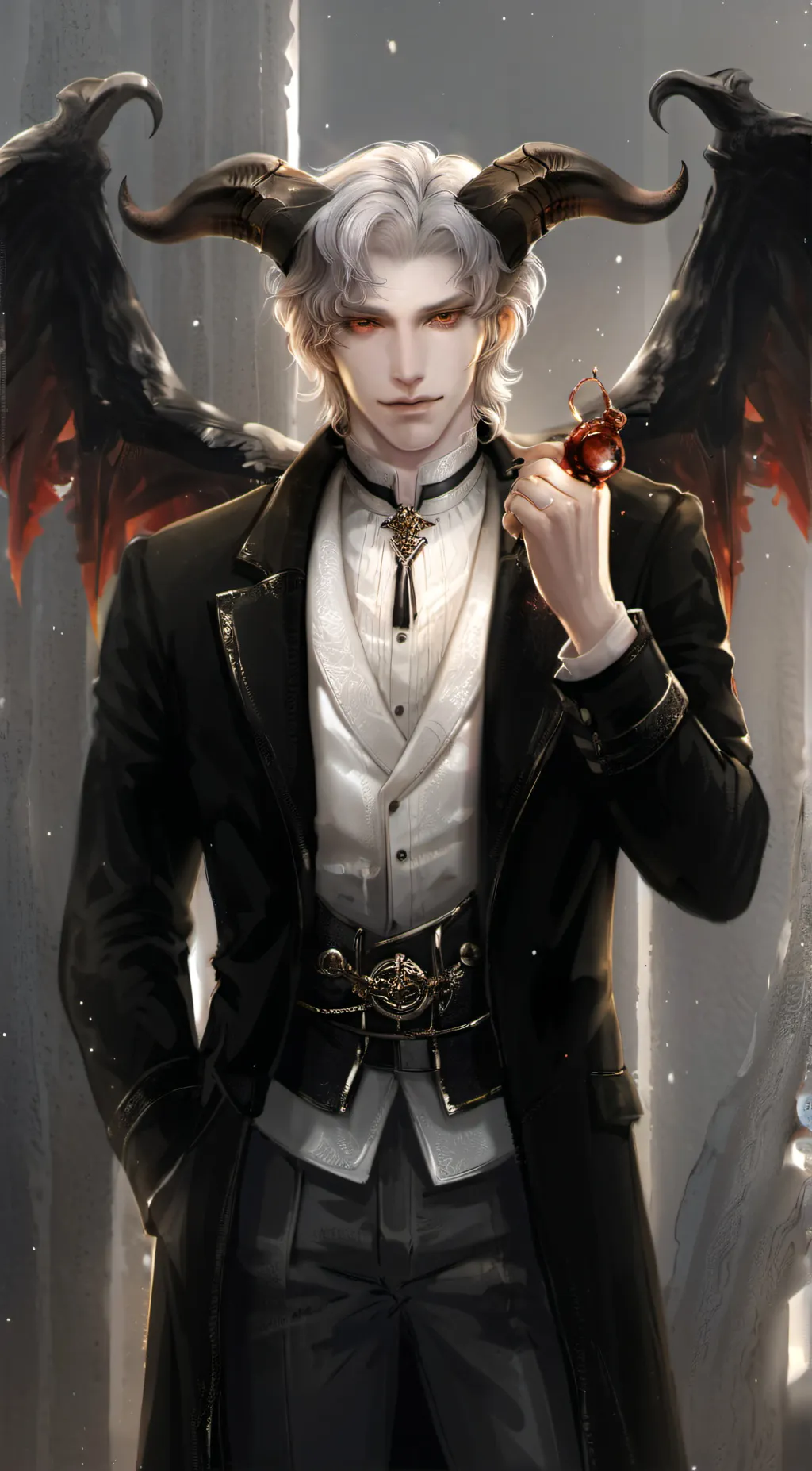 ai character: lucfer background