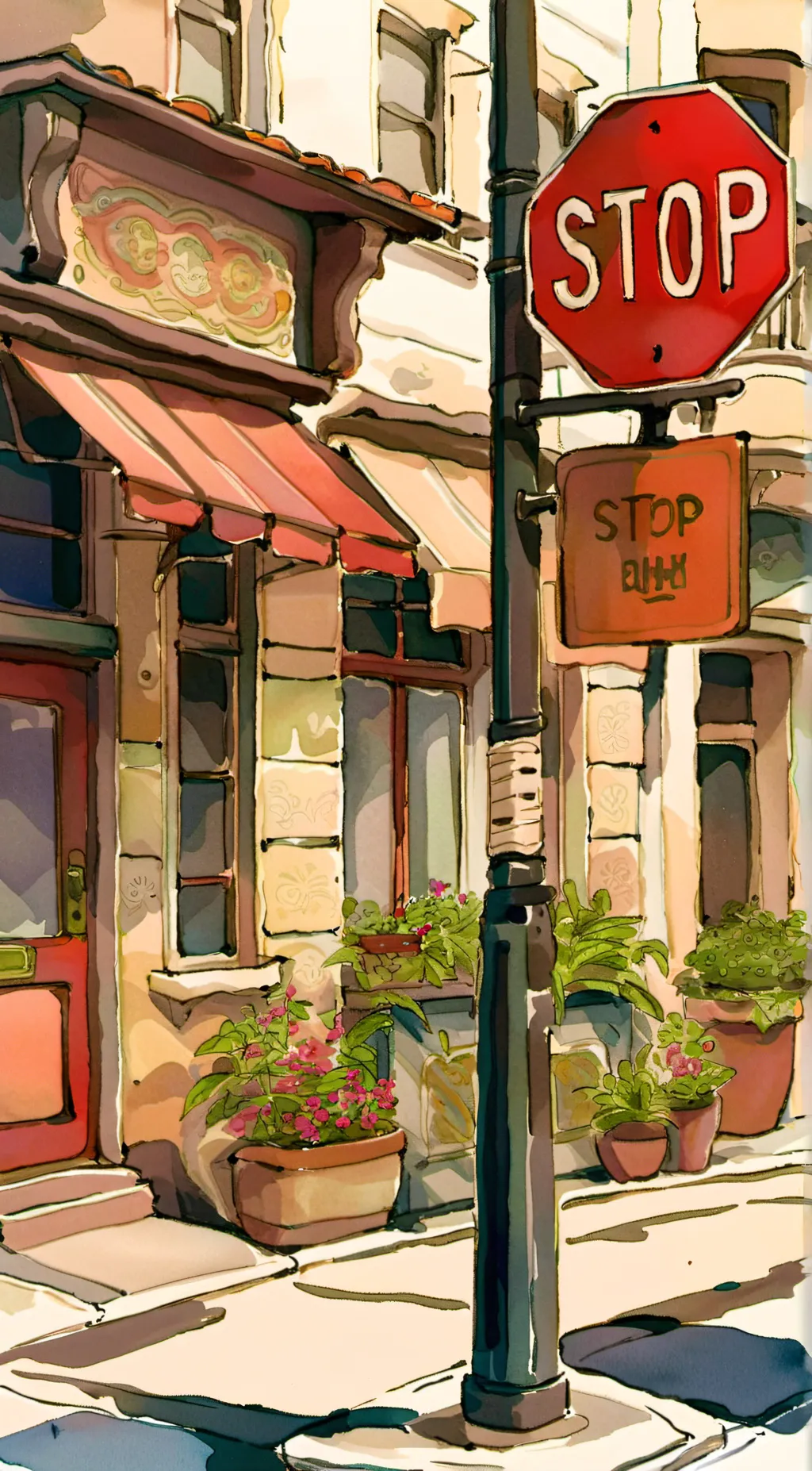 ai character: STOP MHA background