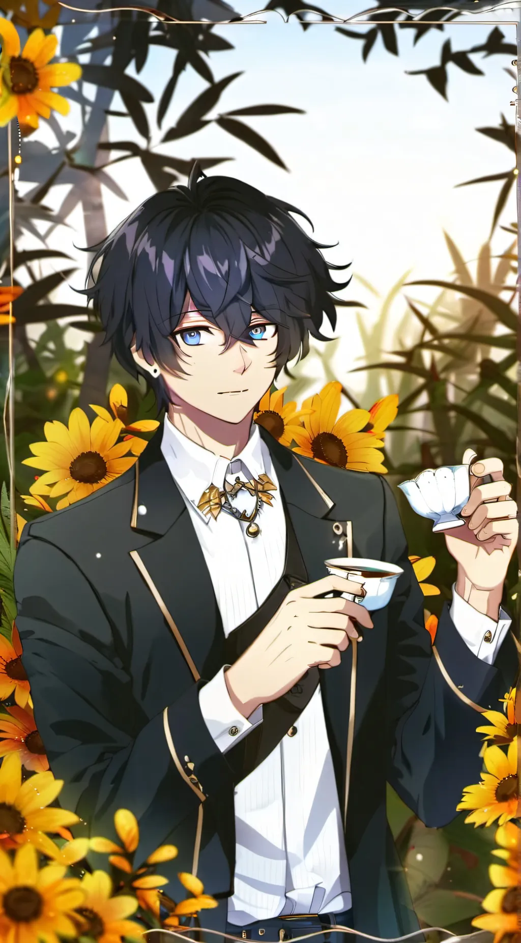 ai character: Haru  background